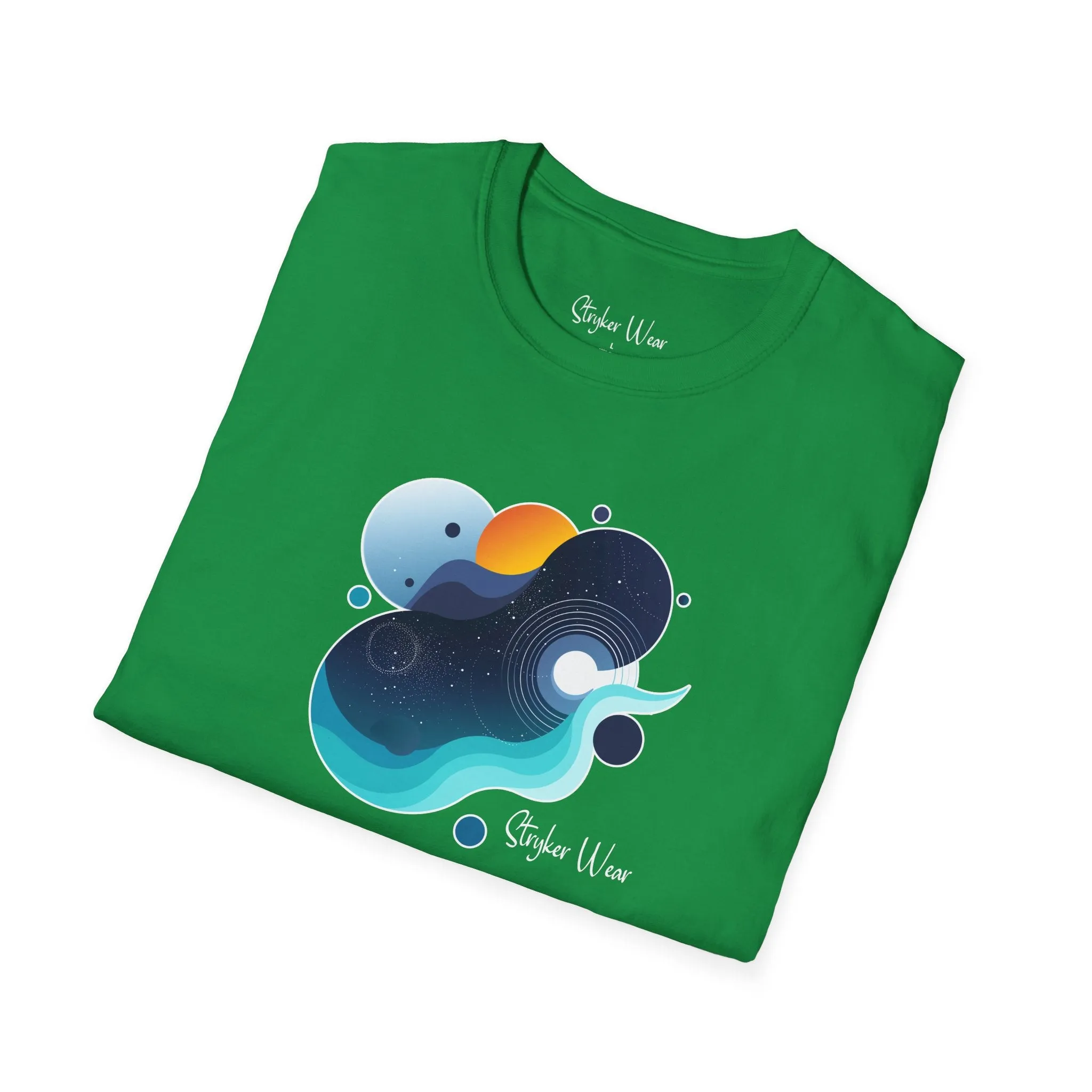 Cosmic Color Art | Unisex Softstyle T-Shirt