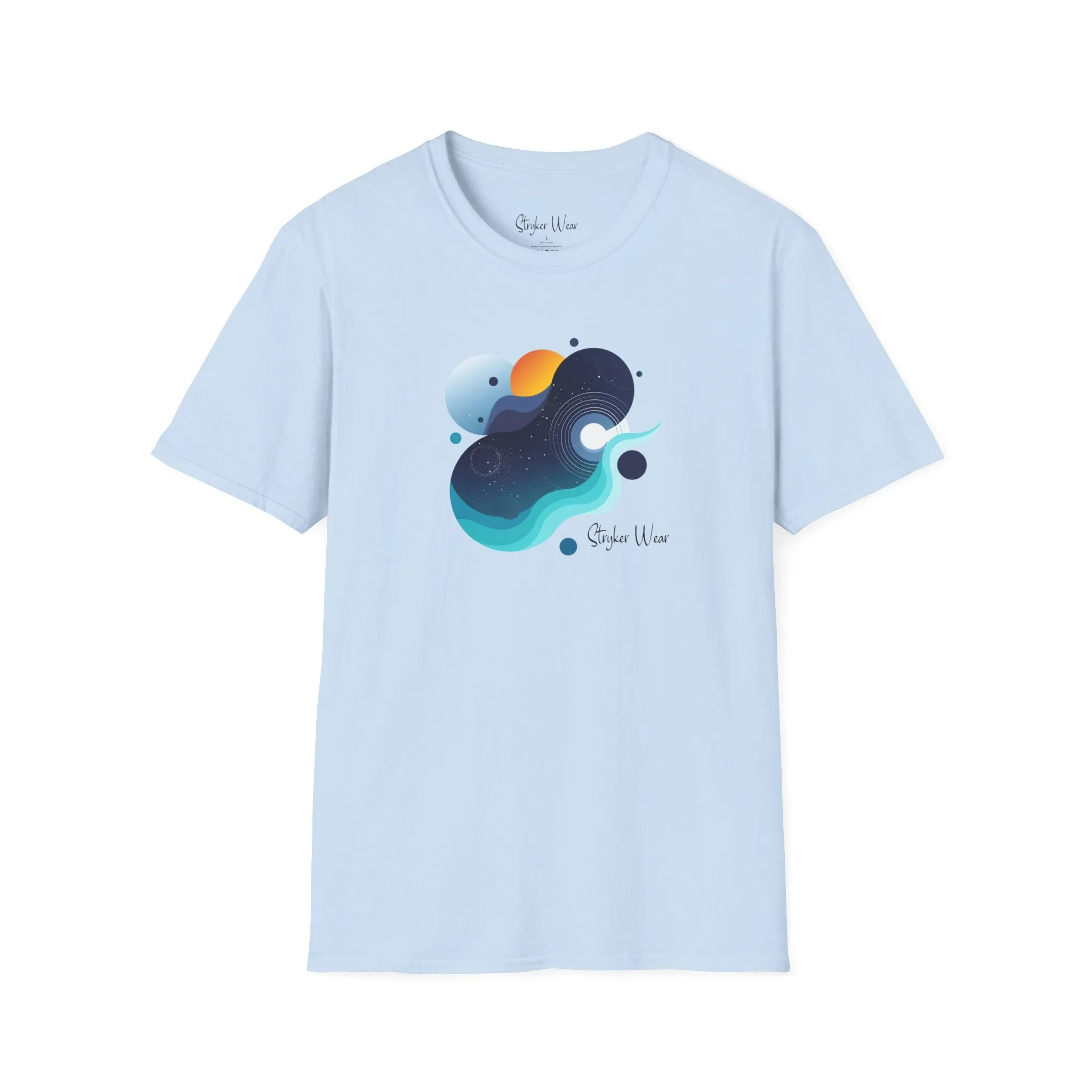 Cosmic Color Art | Unisex Softstyle T-Shirt