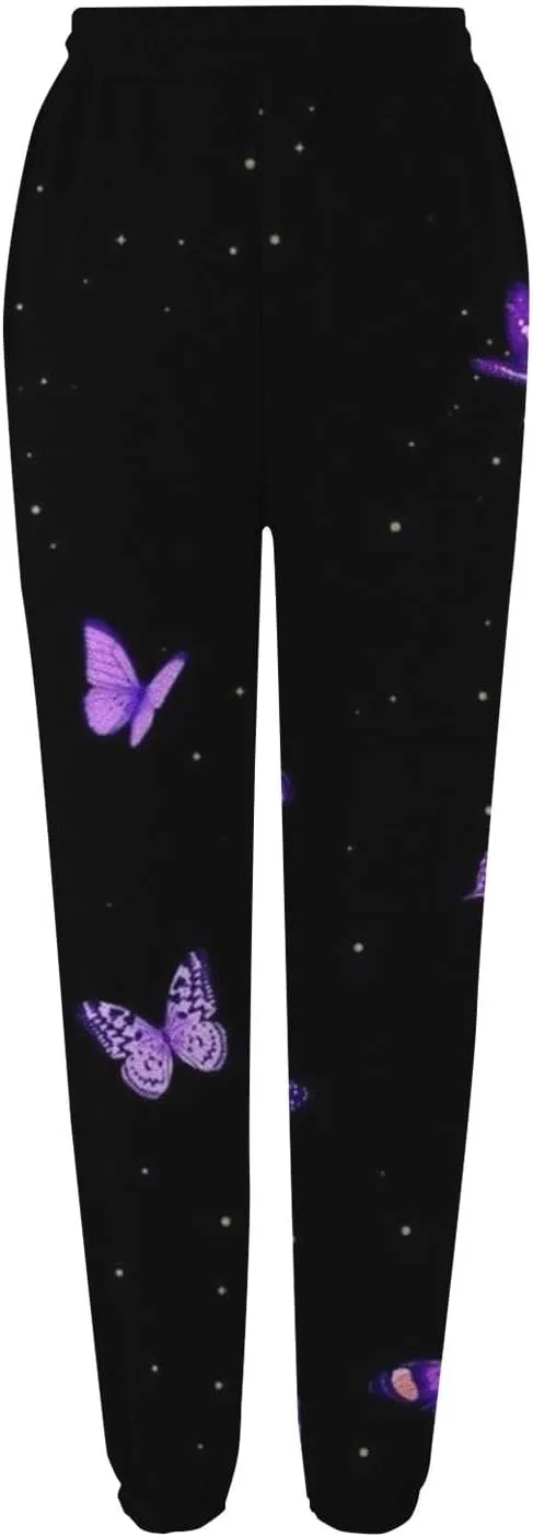 Cotton Pants for Women 2024 Pants Workout High Waisted Yoga Pants with Pockets Ladies Petite Sweatpants Joggers for