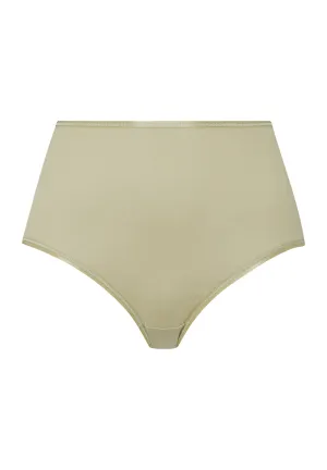 Cotton Seamless Cotton Full Brief | Moss Green 71625-2720