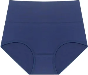 Cotton Underwear for Women High Waist Full Coverage Briefs Comfort Soft Panties Trendy Breathable Underwear