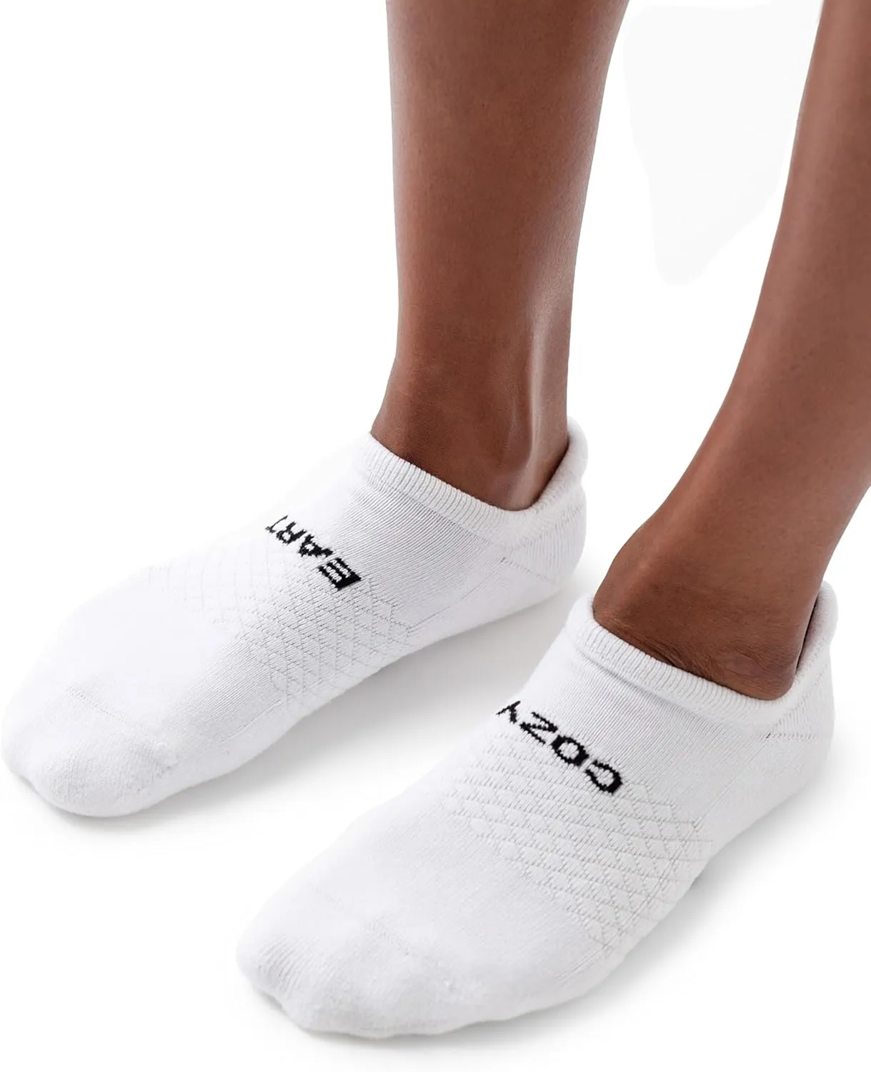 Cozy Earth Essential Ankle Socks for Women and Men – Soft Cotton Socks 2 Pack Set – Blister Cushion, Heel & Arch Support