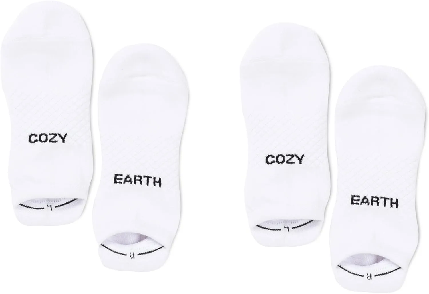 Cozy Earth Essential Ankle Socks for Women and Men – Soft Cotton Socks 2 Pack Set – Blister Cushion, Heel & Arch Support