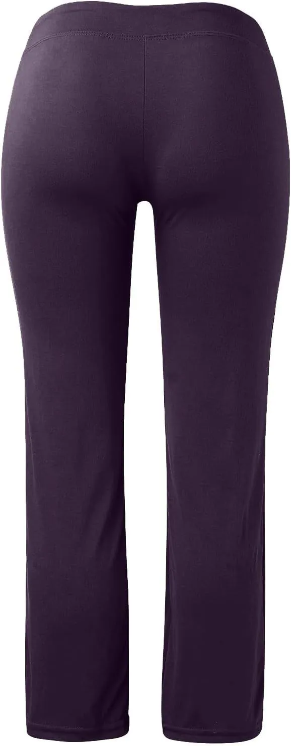 Crazy Yoga Leggings for Women Flared Pants Fitness Yoga Pants Fold Over Leggings for Women High Waist Yoga Pants