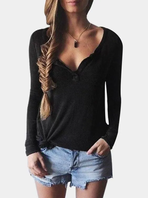 Custom Casual Design Blouse with Long Sleeves