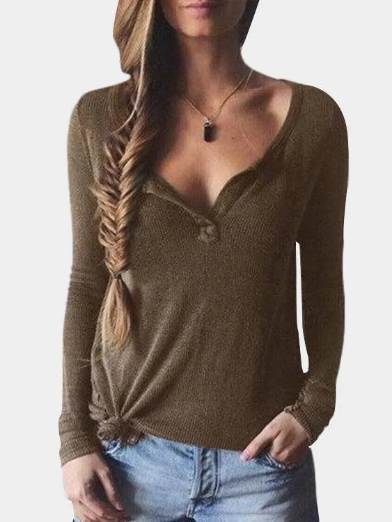 Custom Casual Design Blouse with Long Sleeves