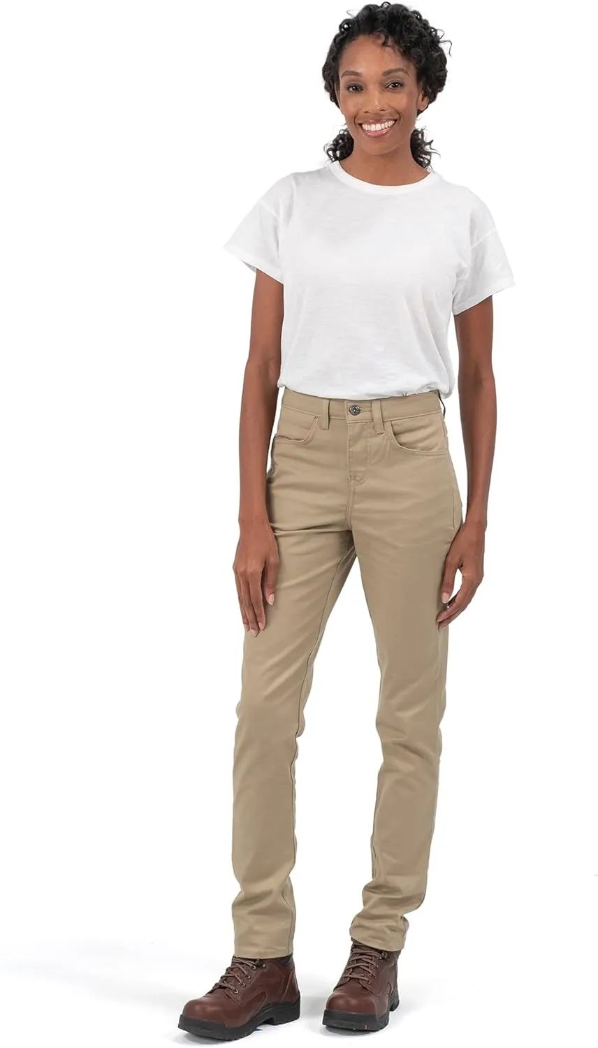 Dickies Women's High Rise Skinny Twill Pants