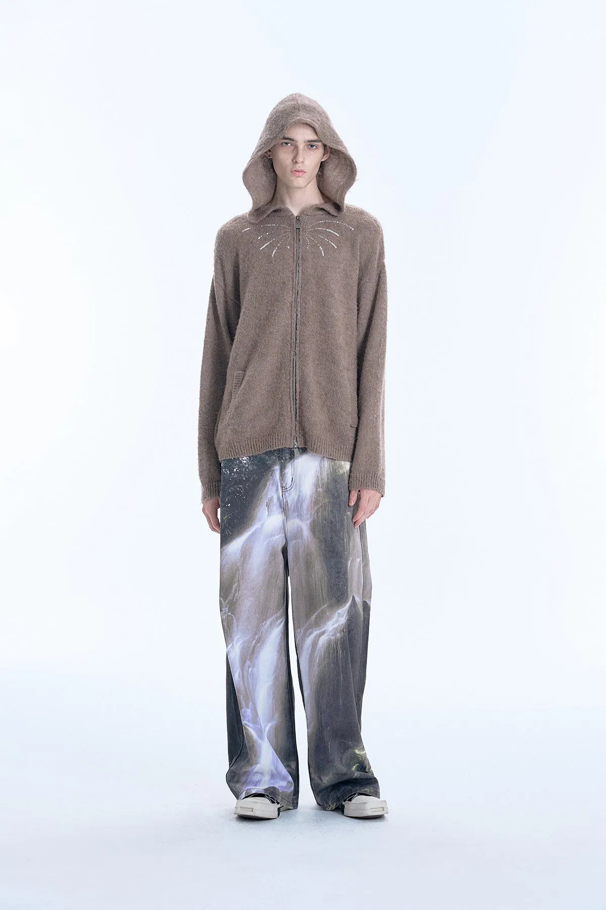 Digital Print Casual Pants