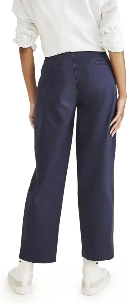 Dockers Women's Straight Fit High Rise Weekend Chino Pants