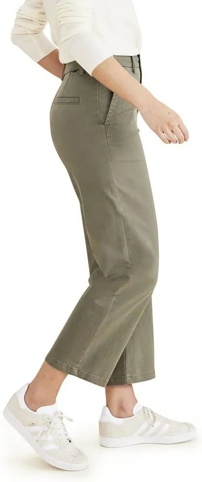 Dockers Women's Straight Fit High Rise Weekend Chino Pants