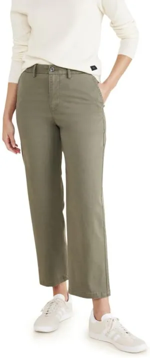 Dockers Women's Straight Fit High Rise Weekend Chino Pants