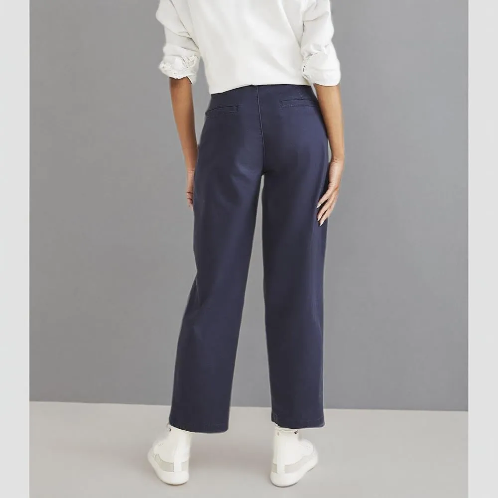 Dockers Women's Straight Fit High Rise Weekend Chino Pants