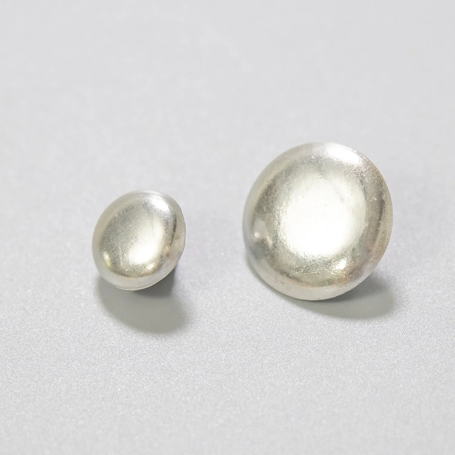 Domed Pewter Button - $.90 - $1.00