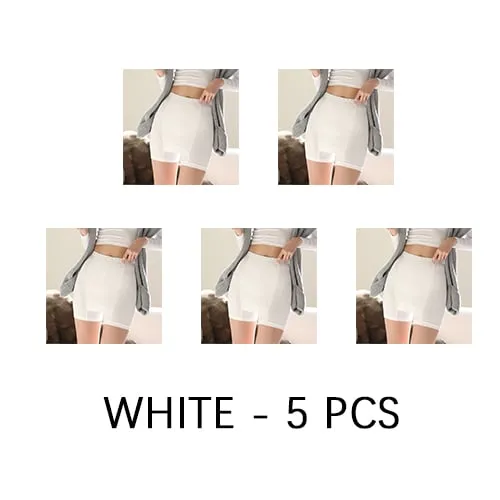 Double-layer Front CrotchIce Silk Safety Shorts