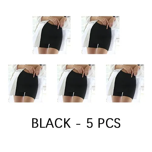 Double-layer Front CrotchIce Silk Safety Shorts