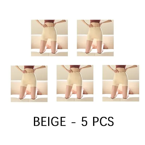 Double-layer Front CrotchIce Silk Safety Shorts