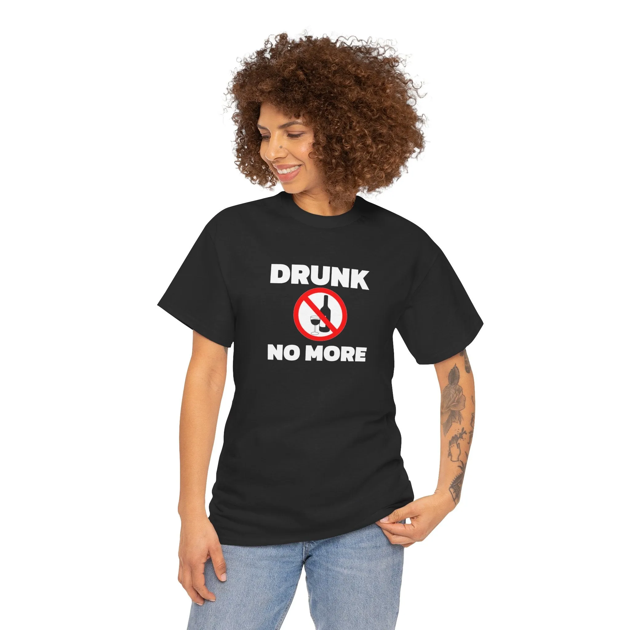 Drunk no more Unisex Heavy Cotton Tee