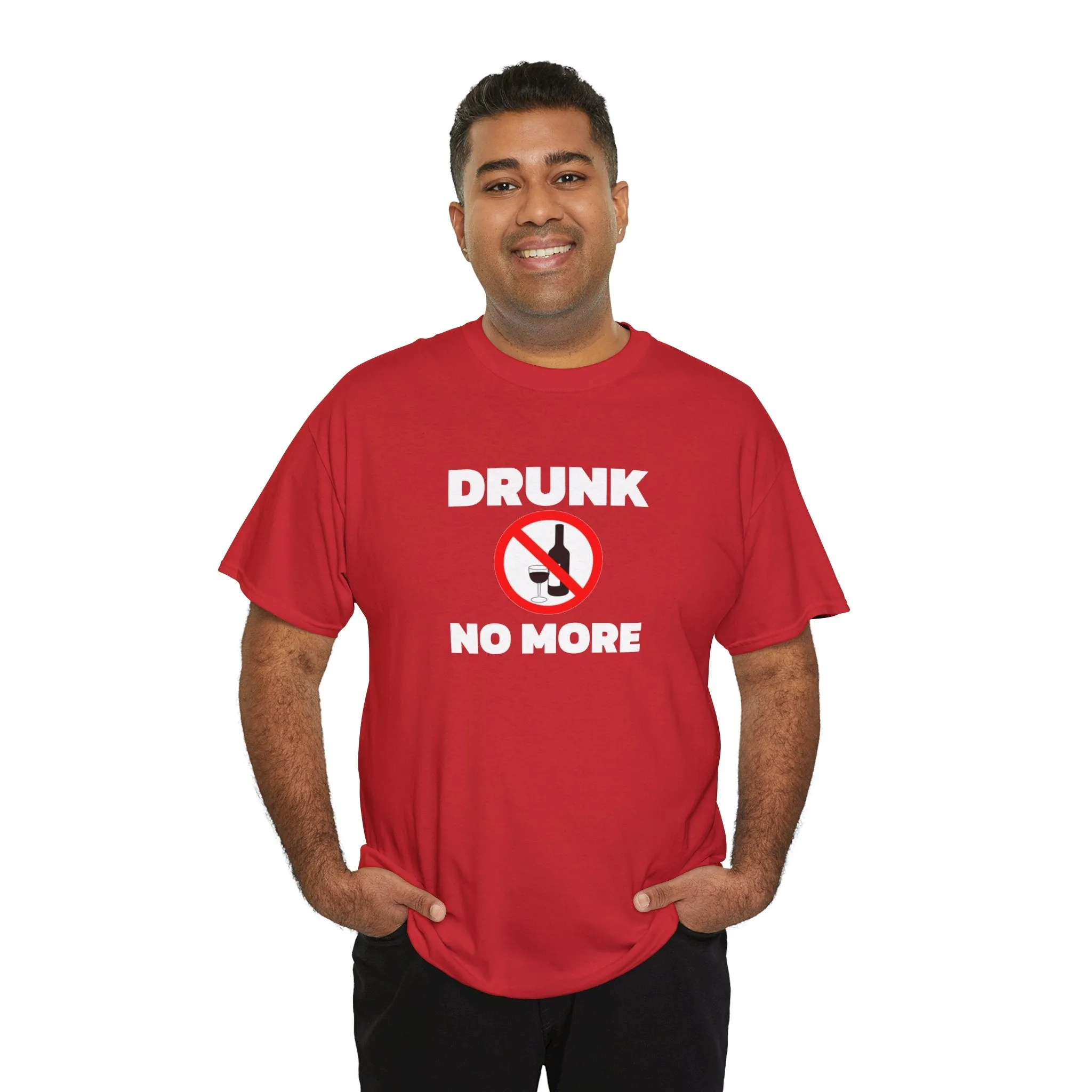 Drunk no more Unisex Heavy Cotton Tee