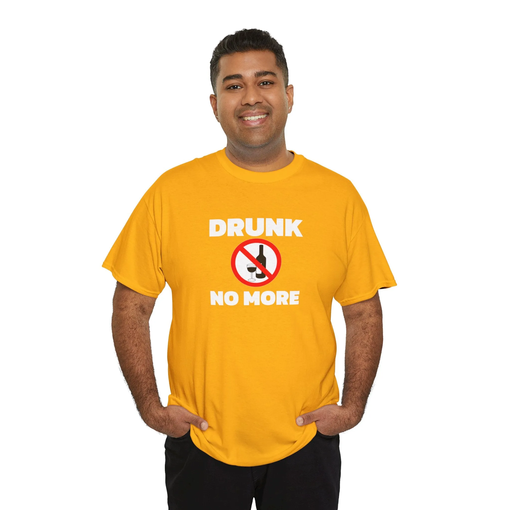 Drunk no more Unisex Heavy Cotton Tee