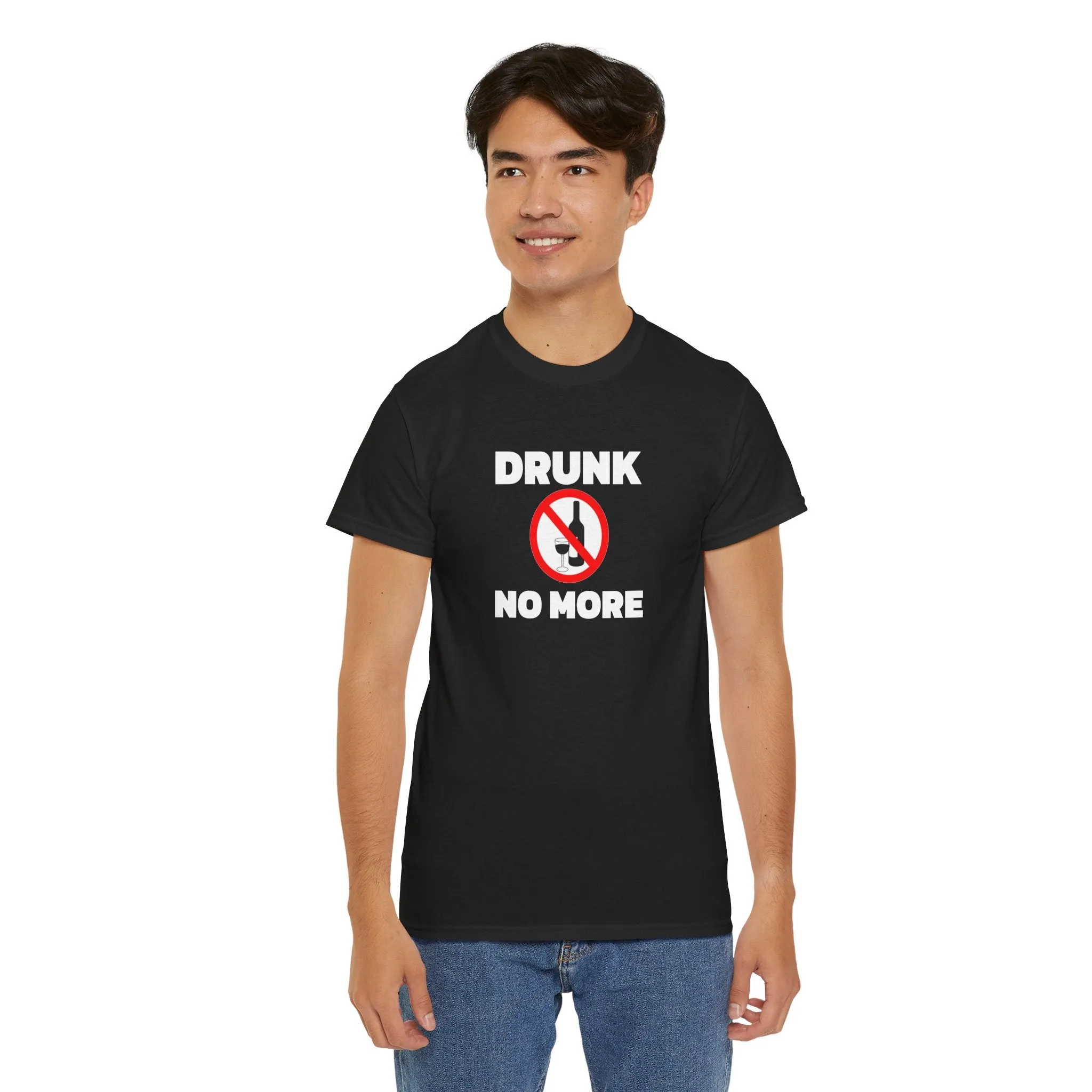 Drunk no more Unisex Heavy Cotton Tee