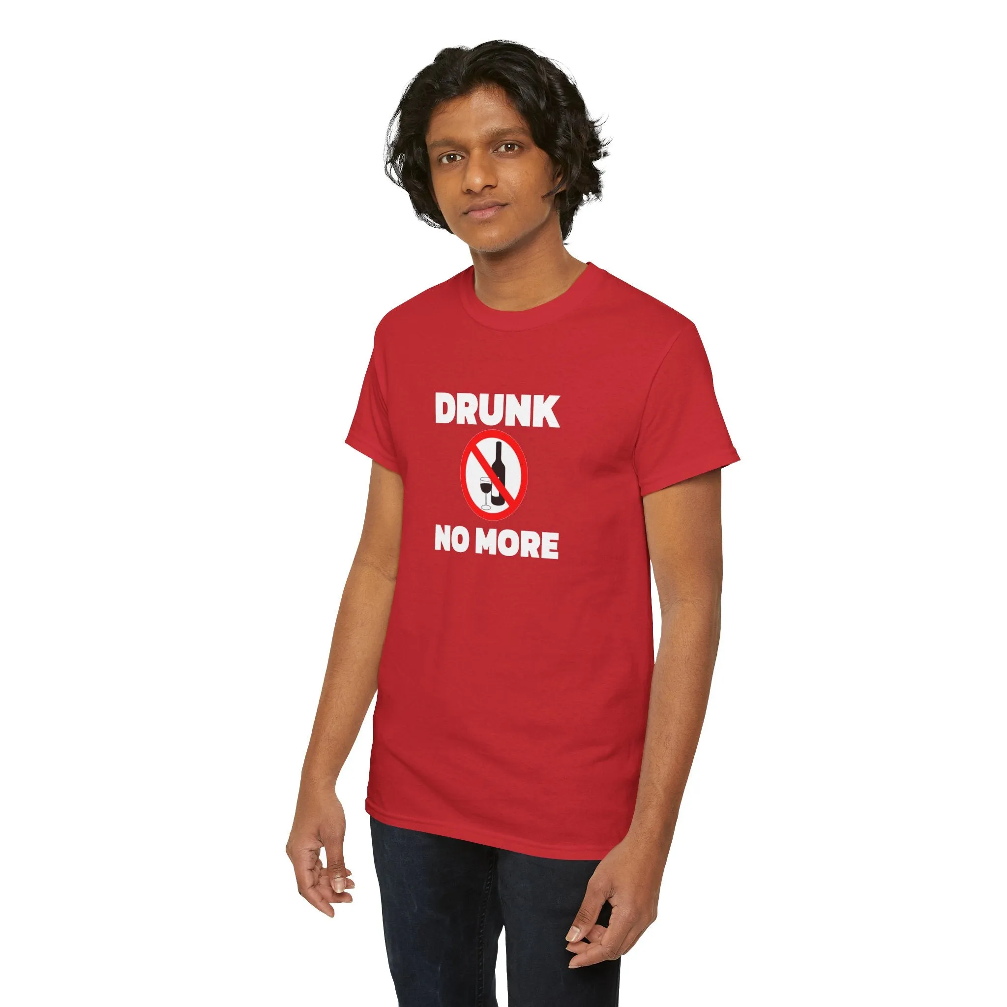 Drunk no more Unisex Heavy Cotton Tee