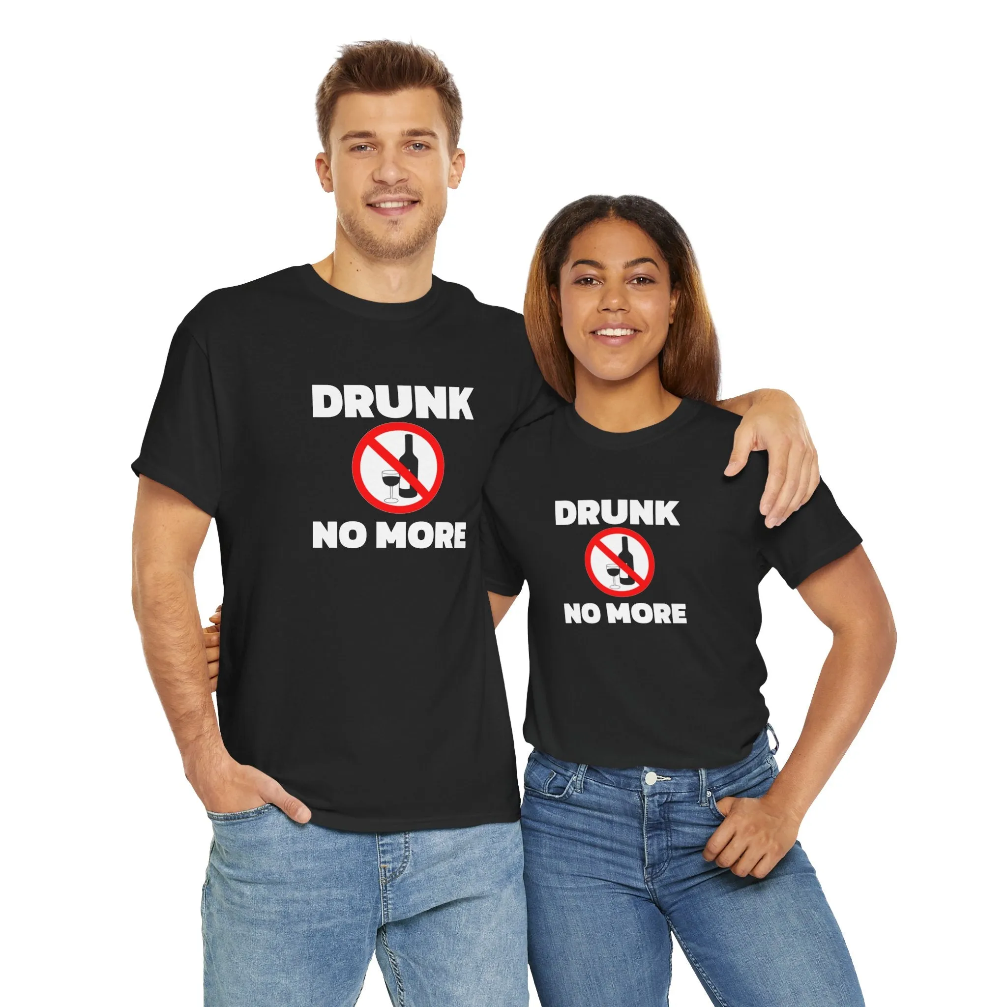 Drunk no more Unisex Heavy Cotton Tee