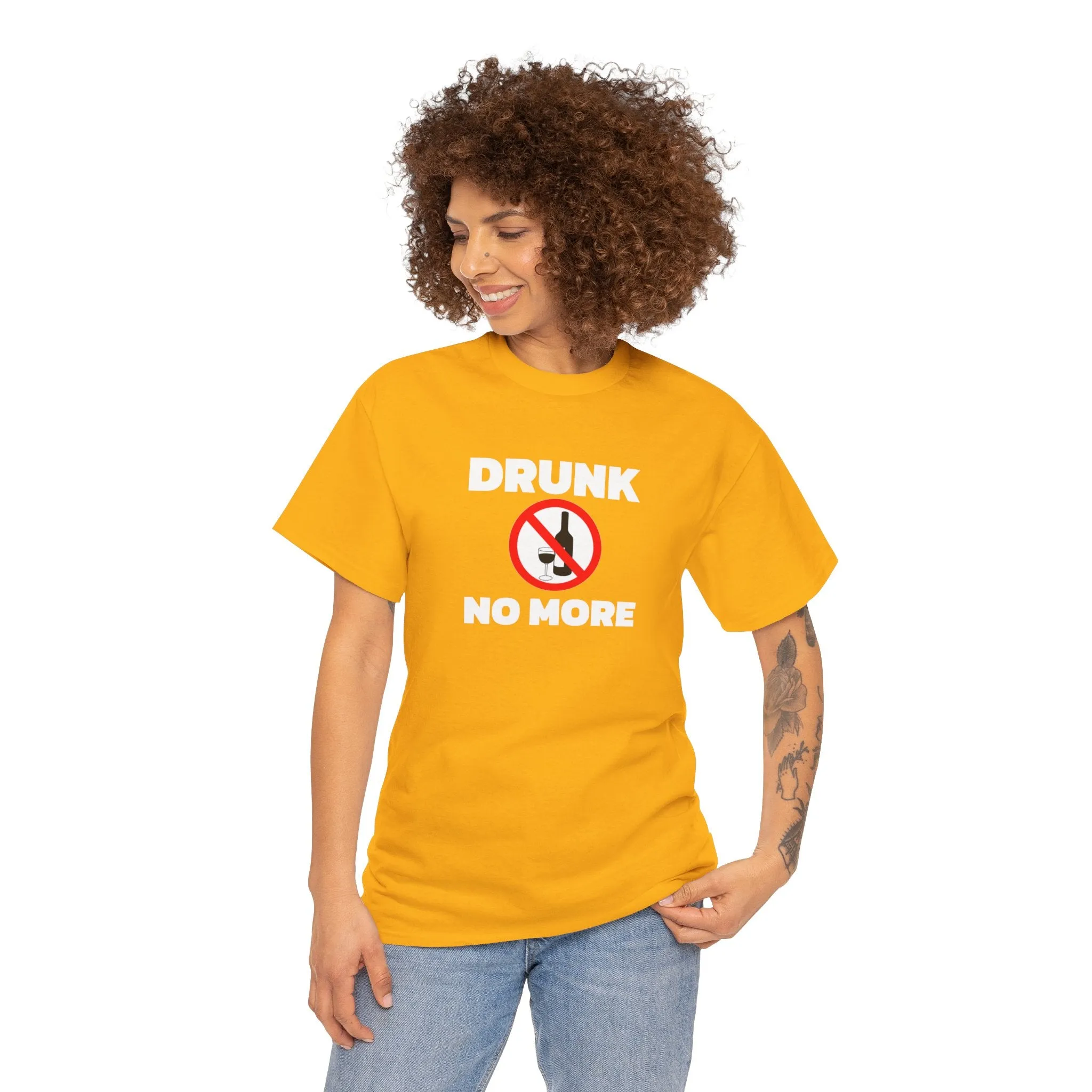 Drunk no more Unisex Heavy Cotton Tee