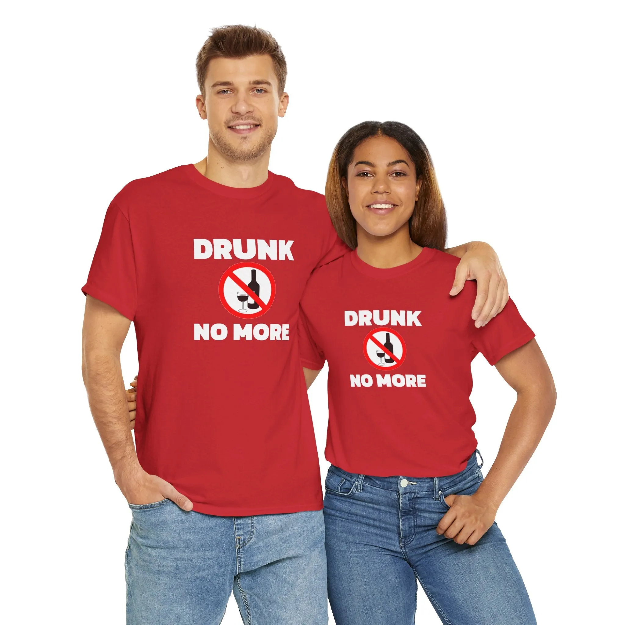 Drunk no more Unisex Heavy Cotton Tee