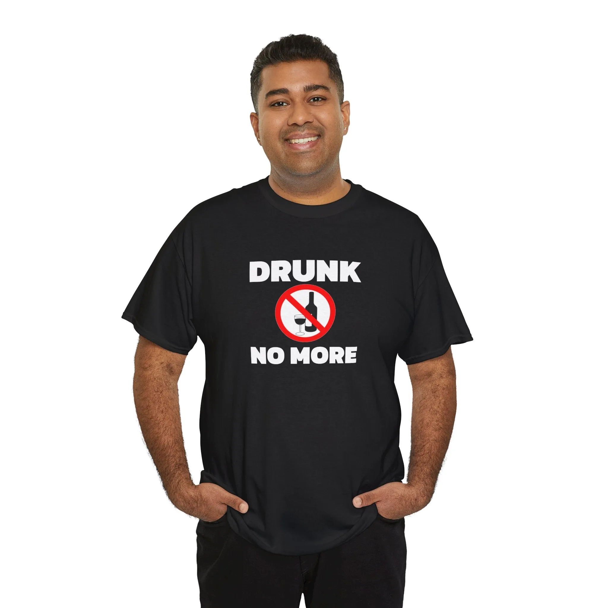 Drunk no more Unisex Heavy Cotton Tee