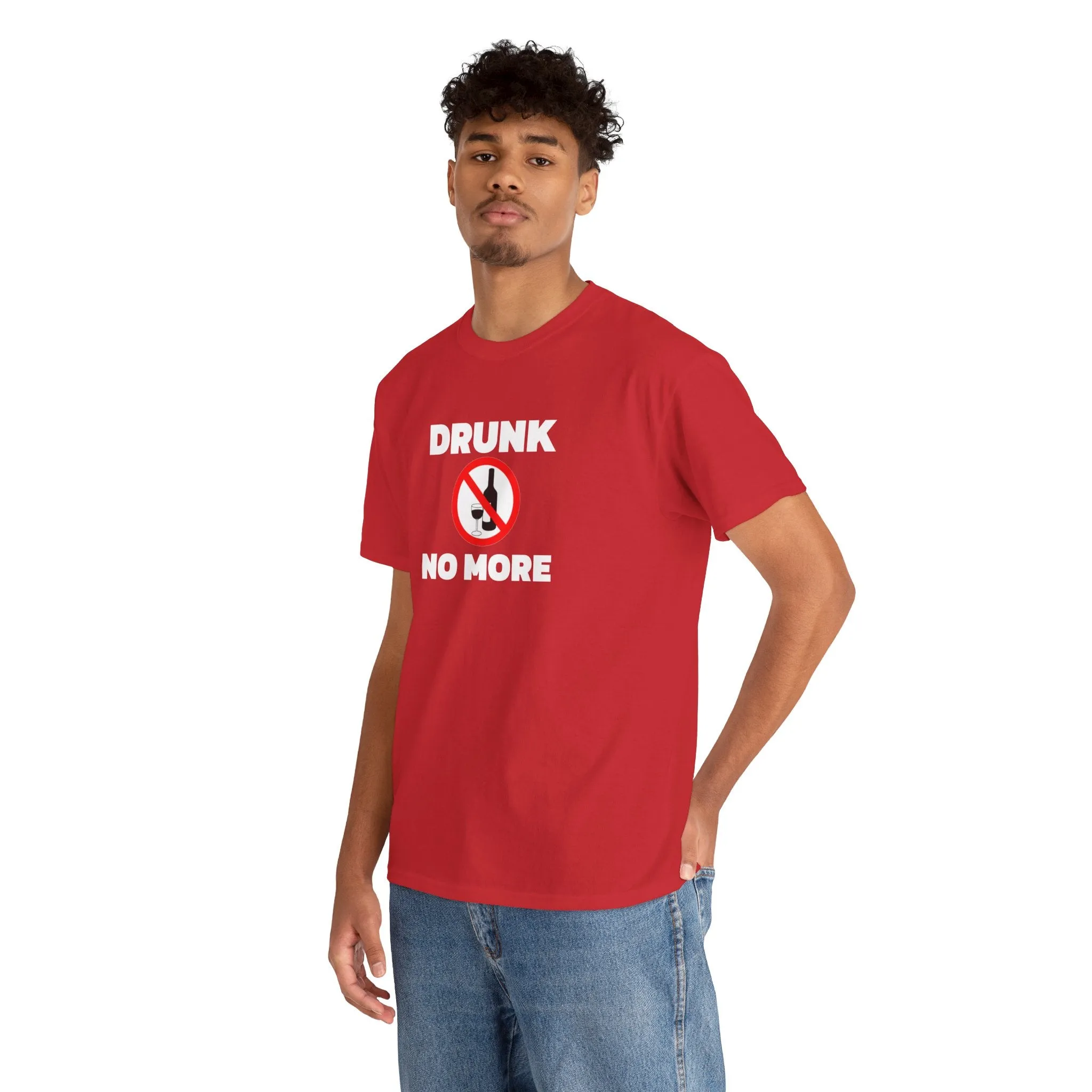 Drunk no more Unisex Heavy Cotton Tee