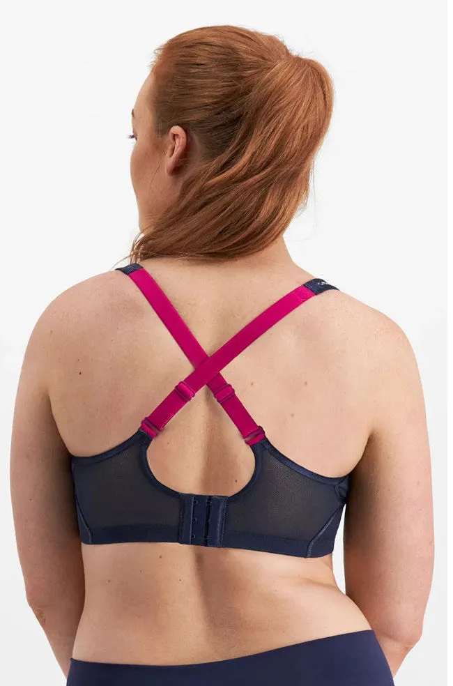 Electrify UW Sports Bra (Navy Floral) Available in size 16B only