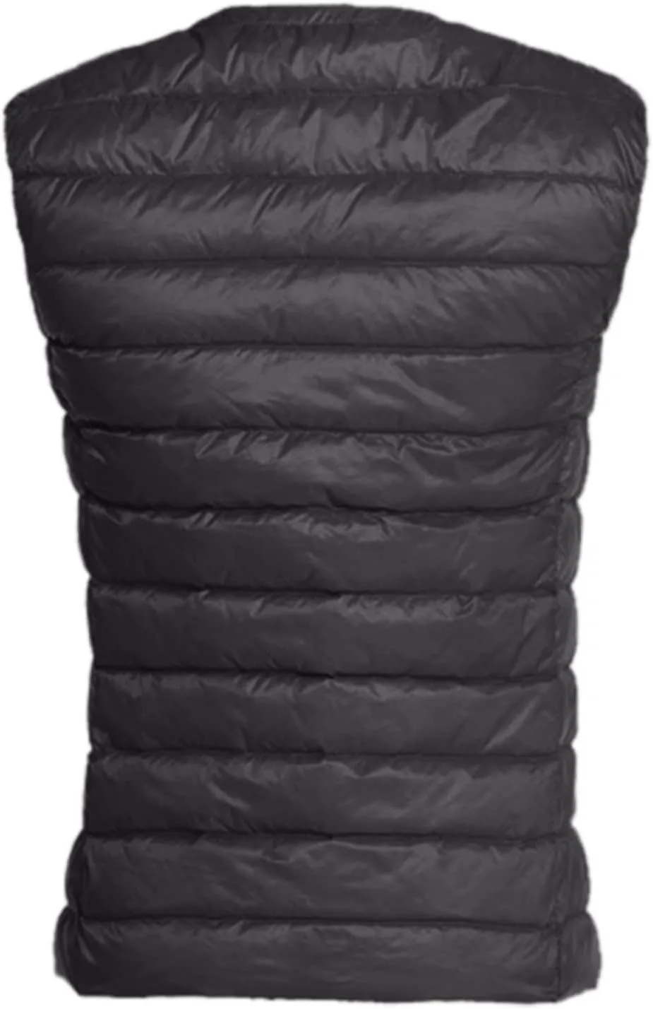 Fall Long Puffer Vest One Morality Warm V Neck Thin Down Vest Inside Trendy Winter Coat Outerwear Vest for Women