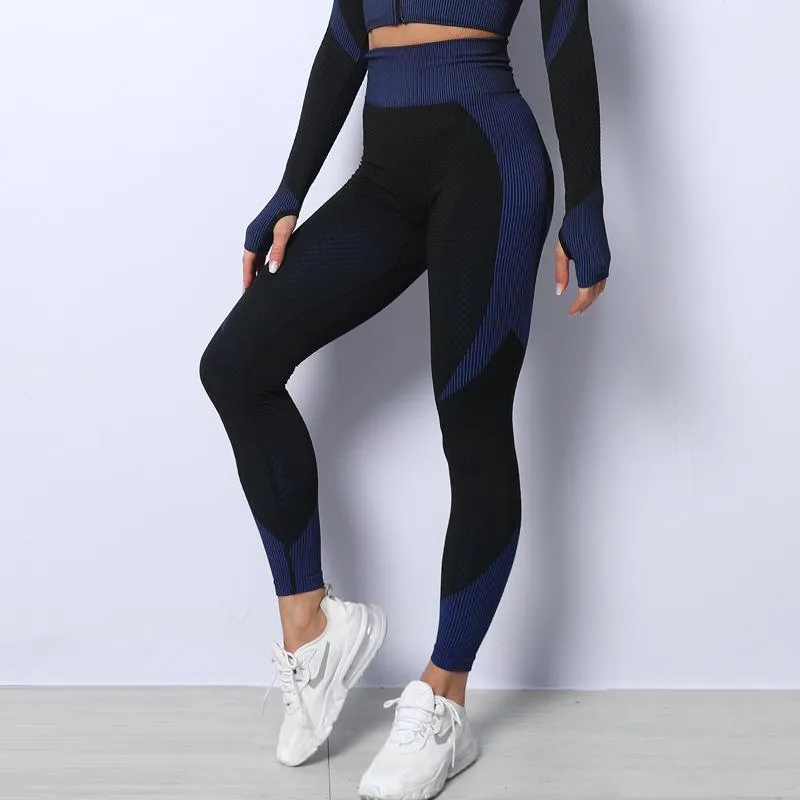 FashionSierra - Women's high waist lifting yoga pants quick dry compression pants for yoga running