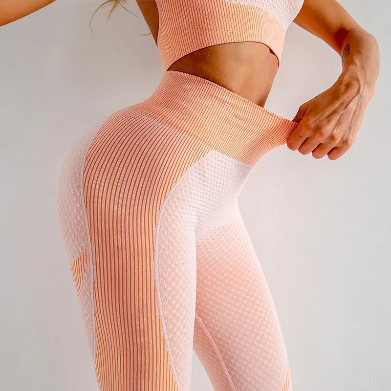 FashionSierra - Women's high waist lifting yoga pants quick dry compression pants for yoga running