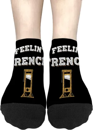 Feeling French Vintage Guillotine Low Cut Socks For Woman