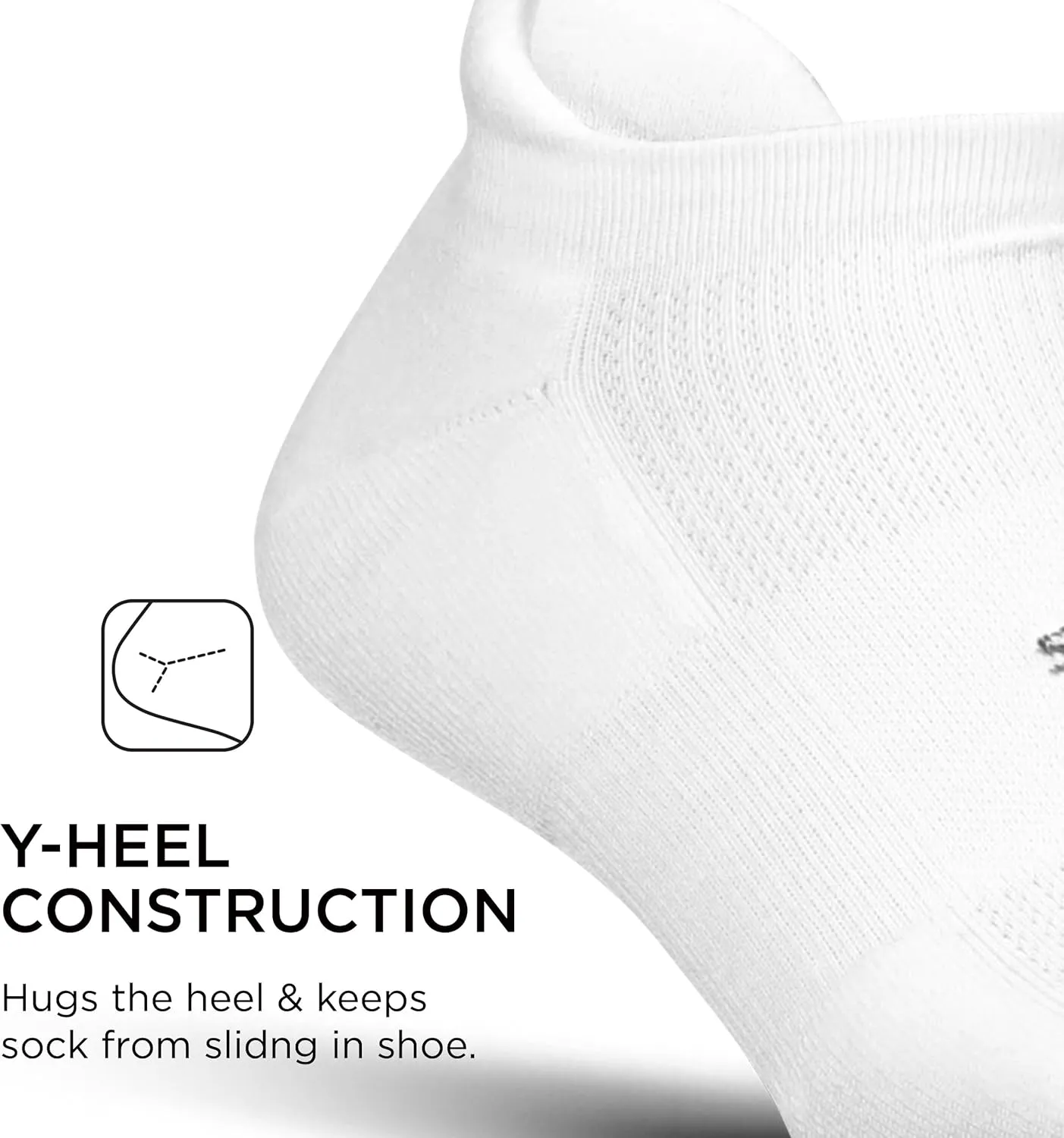 Feetures High Performance Max Cushion Ankle Sock - Tab Socks for Women & Men with Heel Tab - (3 Pair)