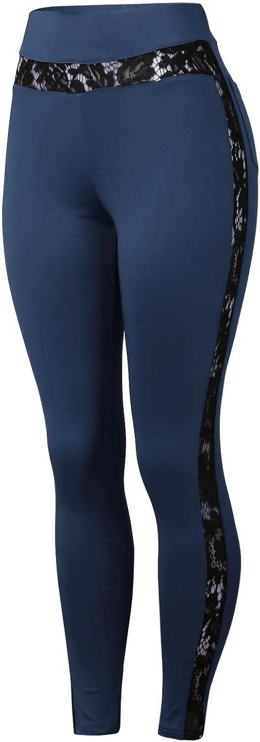 Flare Leggings Women's Tummy Workout Compression Tights Yoga Leggings High Yoga Pants for Yoga Gym Workout Womans