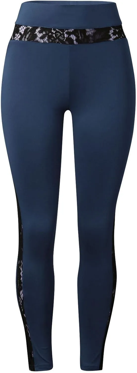 Flare Leggings Women's Tummy Workout Compression Tights Yoga Leggings High Yoga Pants for Yoga Gym Workout Womans