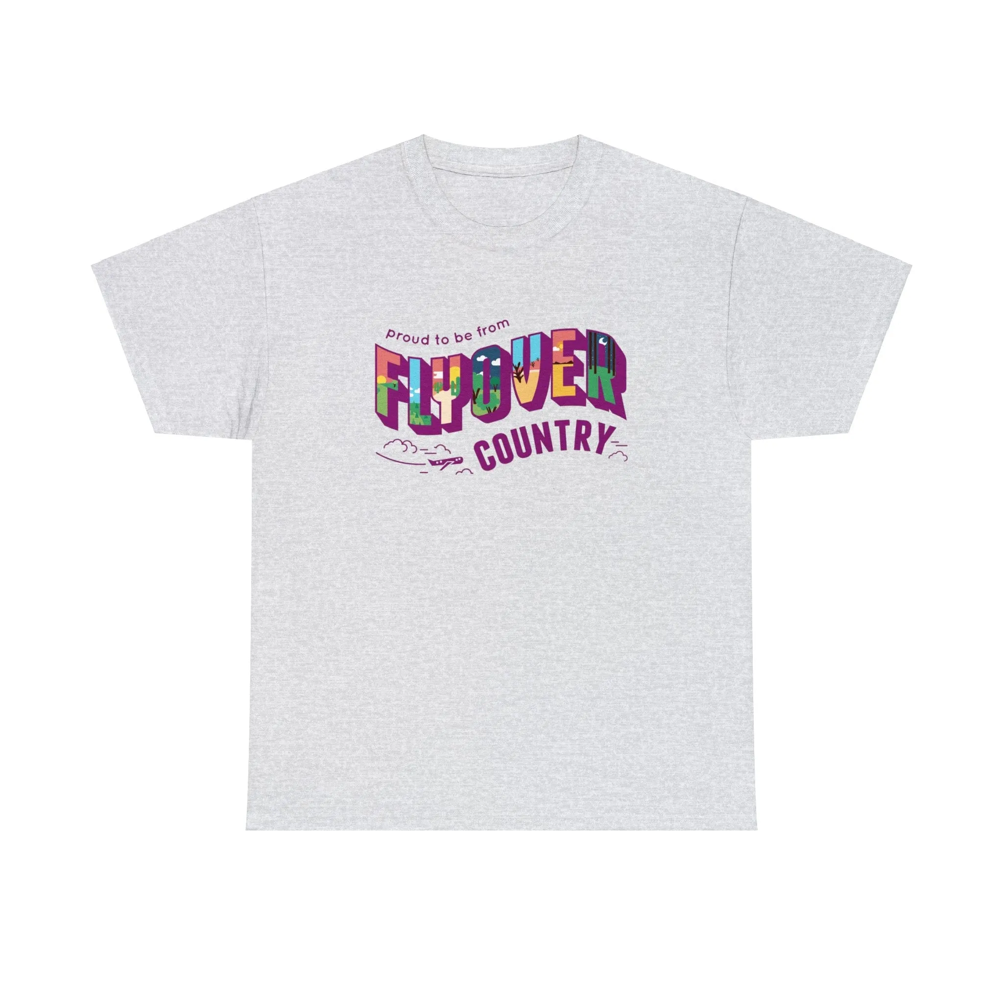 Flyover Country Unisex Heavy Cotton Tee