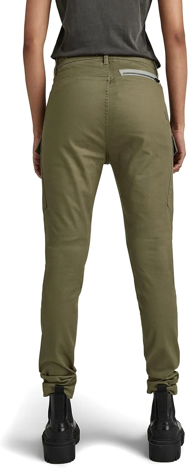 G-STAR Women's Kafey High Rise Skinny Fit Cargo Pants