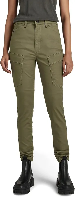 G-STAR Women's Kafey High Rise Skinny Fit Cargo Pants