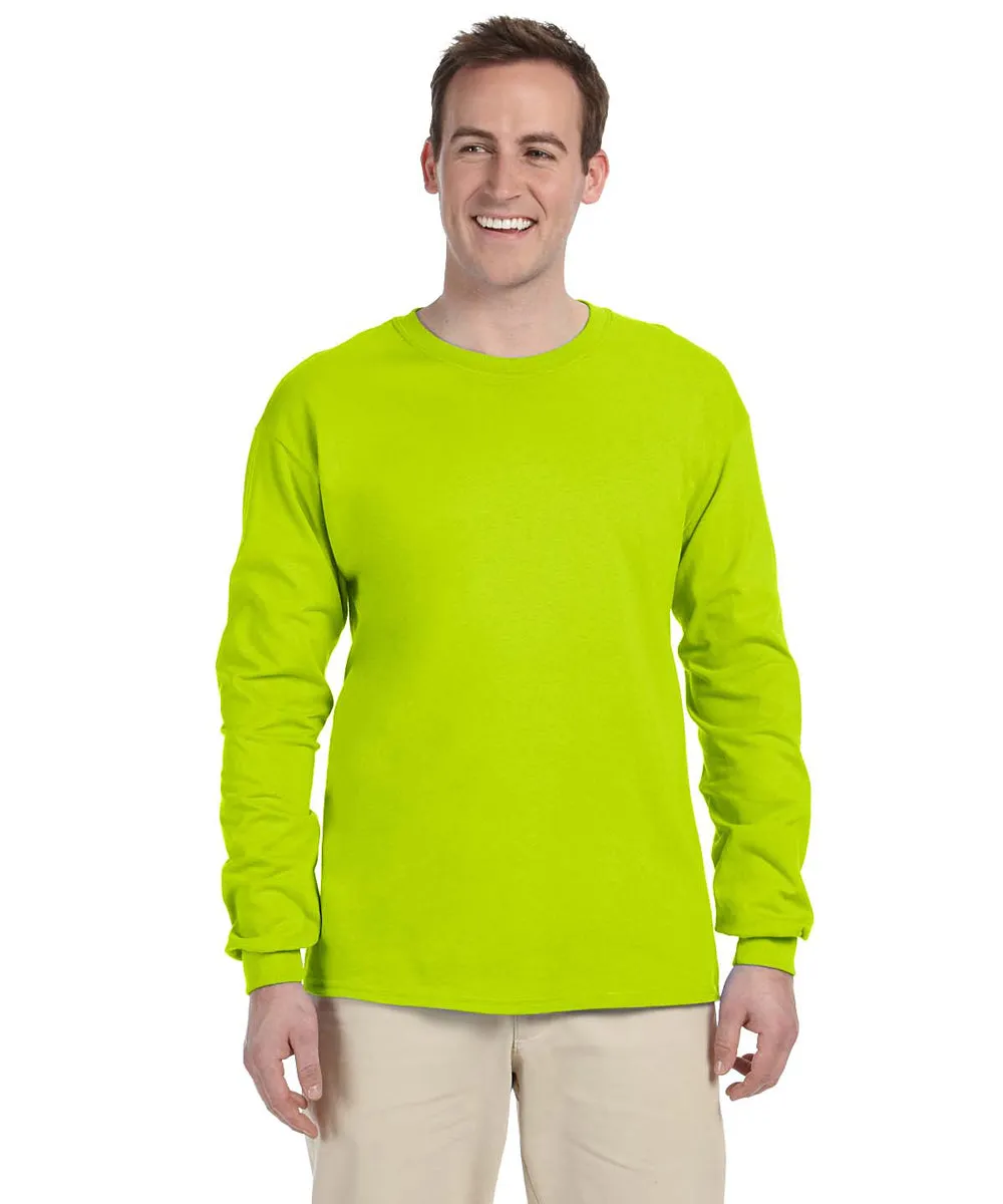 Gildan Long Sleeve Ultra Cotton T-Shirt - Safety Yellow
