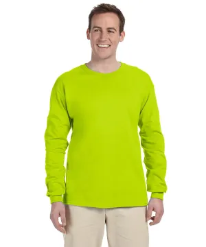 Gildan Long Sleeve Ultra Cotton T-Shirt - Safety Yellow