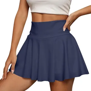 Golf Skirts for Women Flowy Tummy Control Tennis Skort with Pockets Casual Summer Workout Pleated Mini Skirt