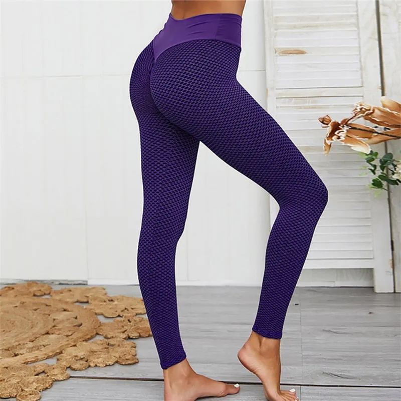Grid Tights Yoga Pants