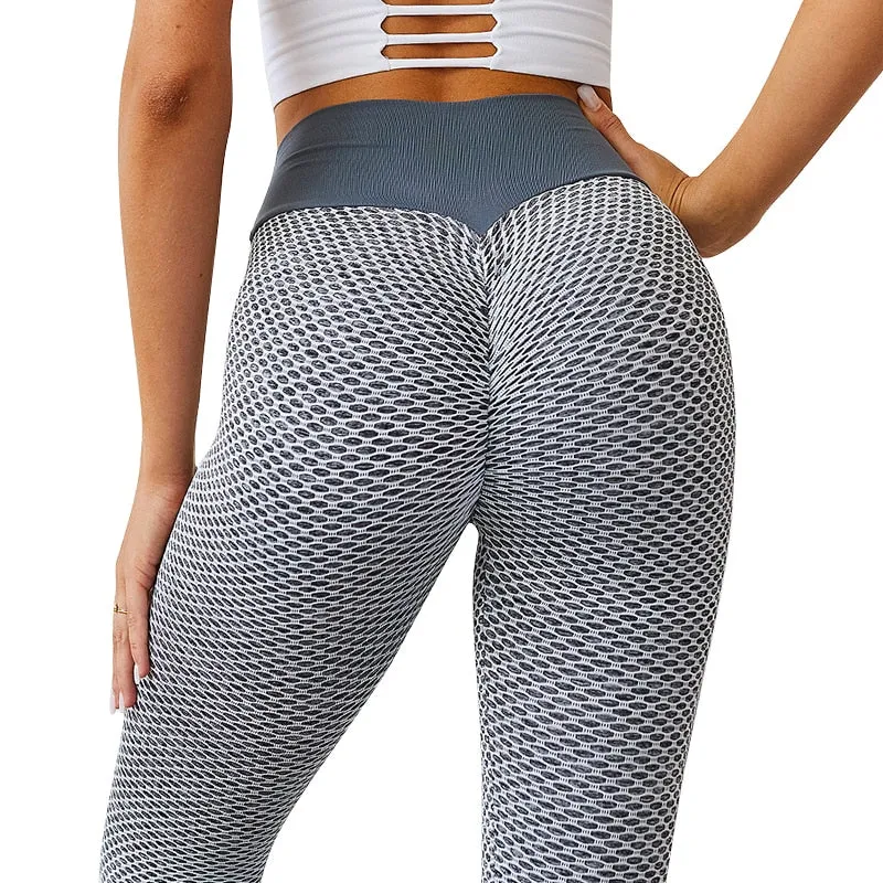 Grid Tights Yoga Pants
