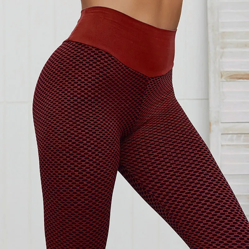 Grid Tights Yoga Pants