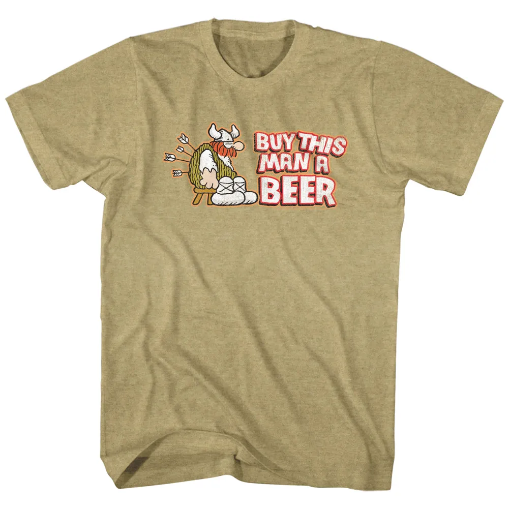 Hagar The Horrible Buy This Man A Beer Men's T-Shirt