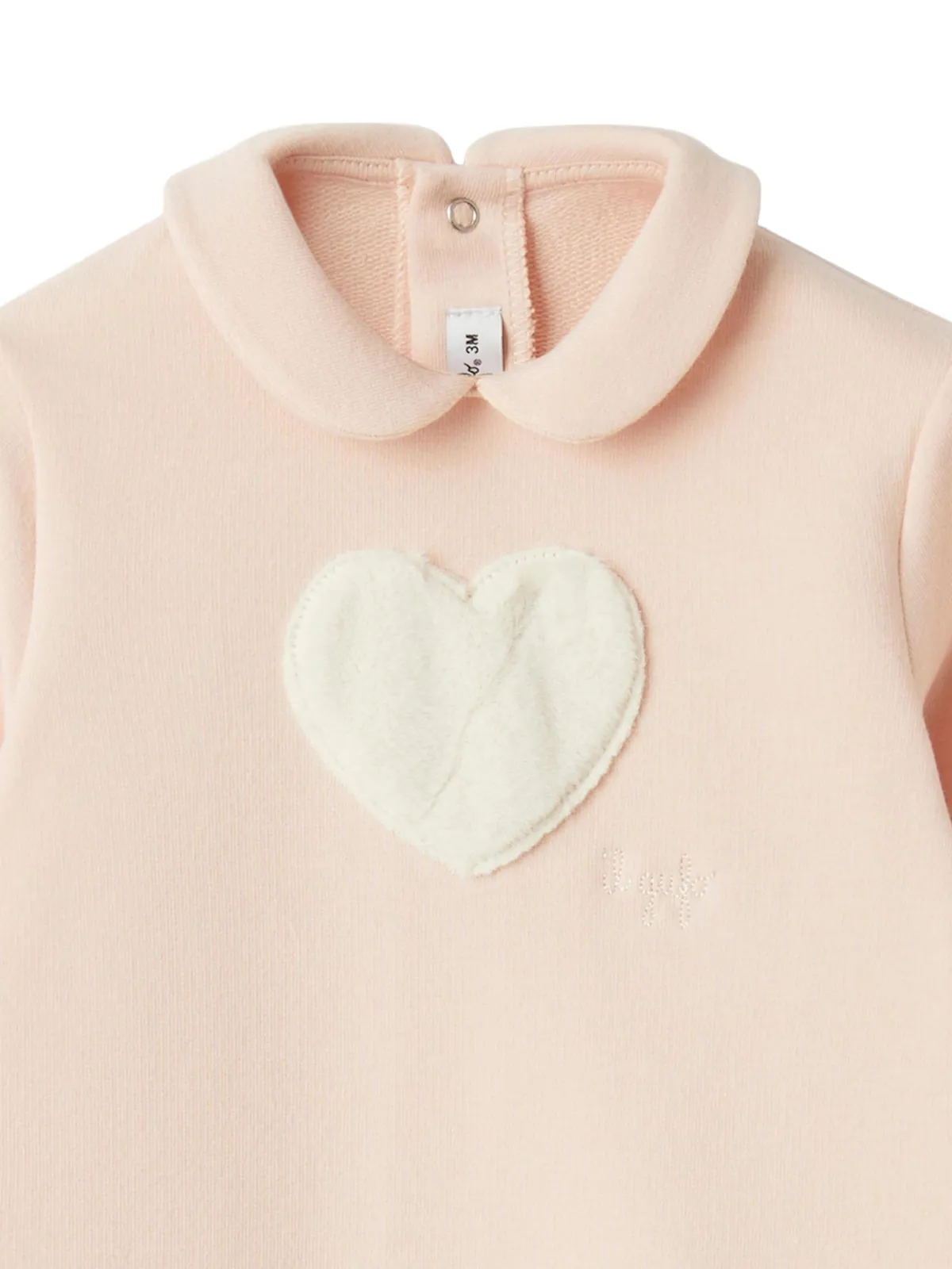 Heart Collared Footie