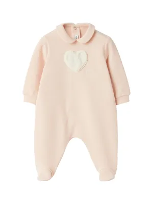 Heart Collared Footie
